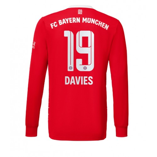 Dres Bayern Munich Alphonso Davies #19 Domaci 2022-23 Dugi Rukav